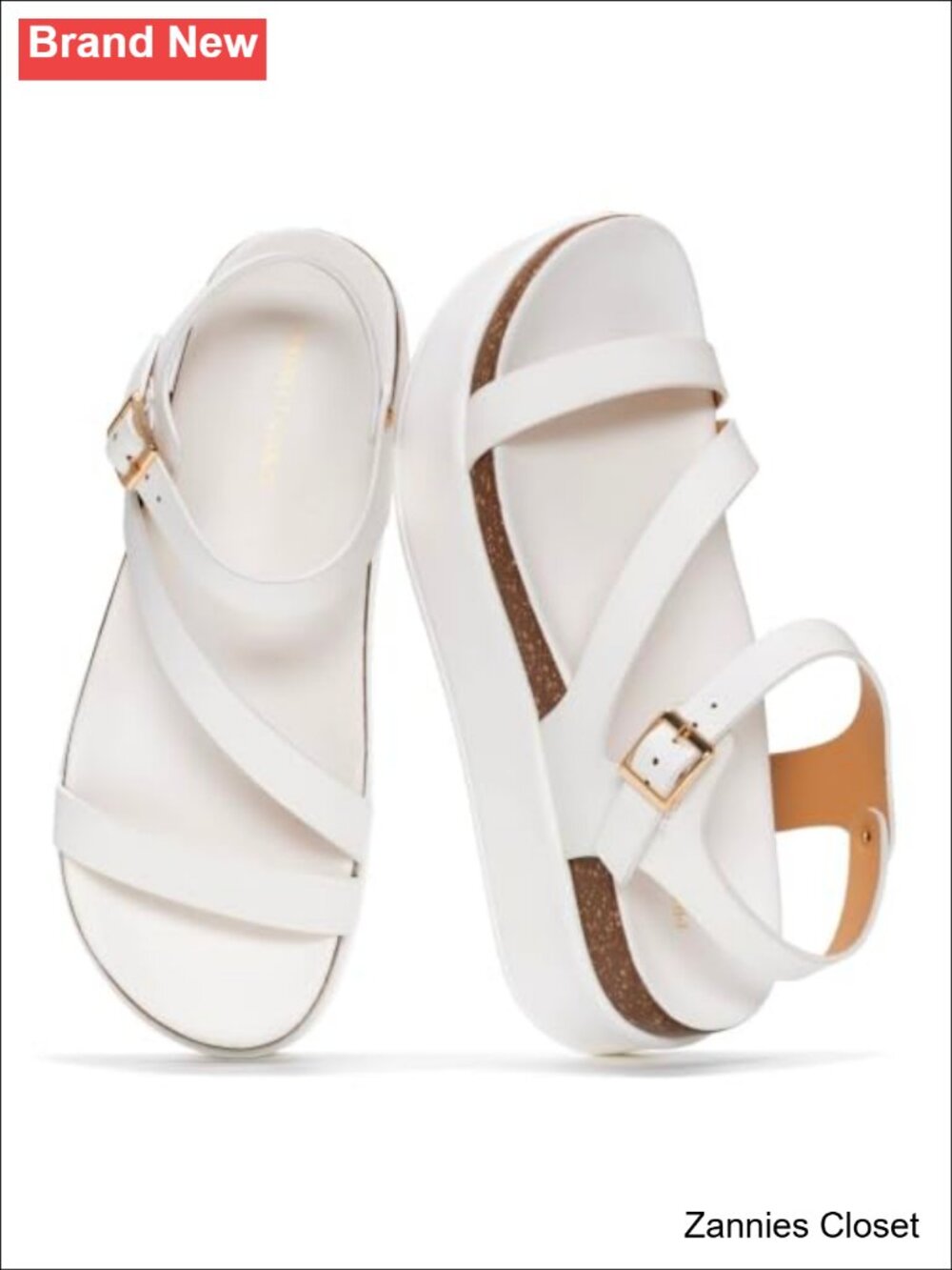 ✨ Project Cloud Adjustable Ankle Strap Platform Sandals Open Toe Lightweight